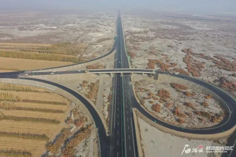 新进展精阿高速公路项目主线贯通