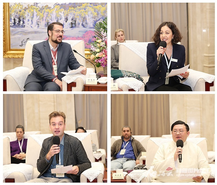 马兴瑞艾尔肯·吐尼亚孜会见2023青年汉学家研修计划新疆班学员 马兴瑞艾尔肯·吐尼亚孜会见2023青年汉学家研修计划新疆班学员
