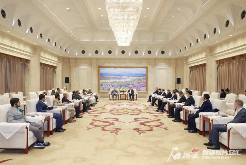 马兴瑞艾尔肯·吐尼亚孜会见孟加拉国伊斯兰政党联合代表团
