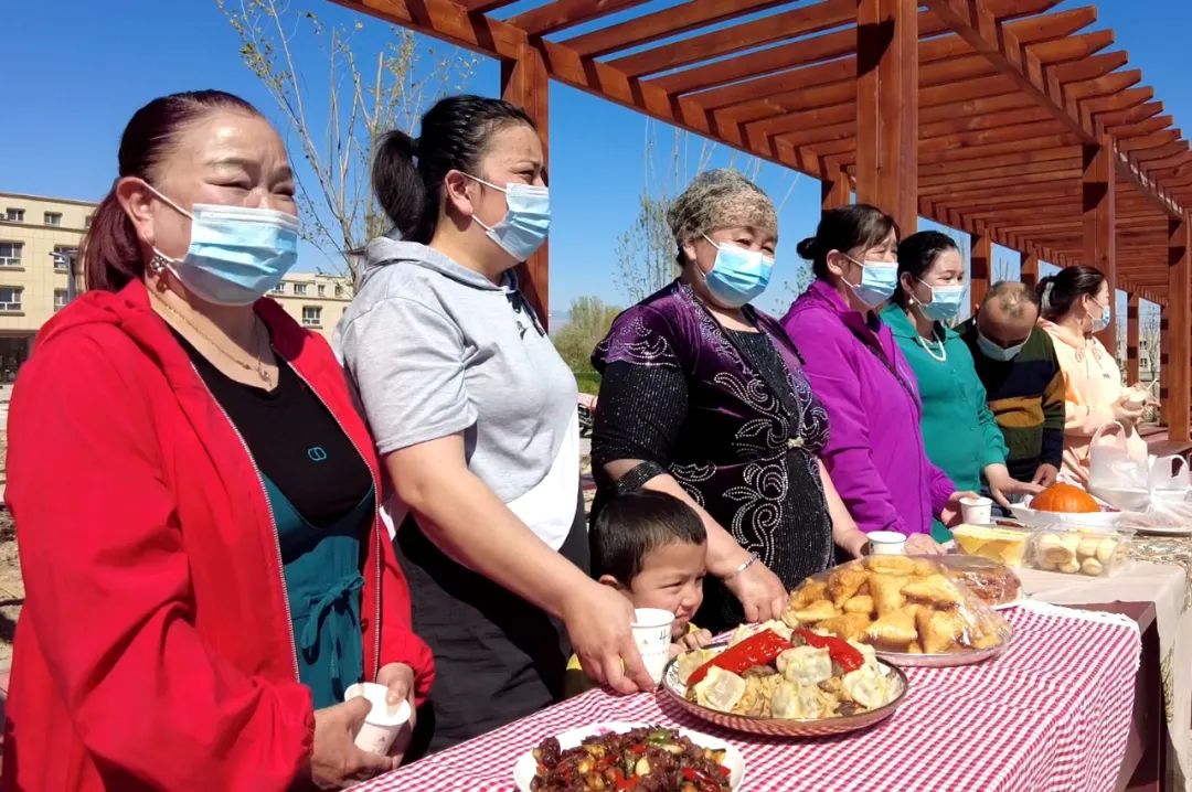 新时代文明实践在山口友谊社区举办特色风味美食文化竞赛活动