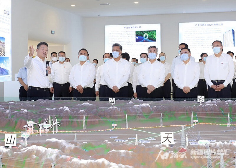 广东省党政代表团来疆考察对口支援工作 广东省党政代表团来疆考察对口支援工作