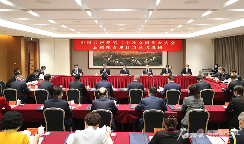 党的二十大新疆代表团举行全体会议 传达学习贯彻党的十九届七中全会精神 党的二十大新疆代表团举行全体会议 传达学习贯彻党的十九届七中全会精神