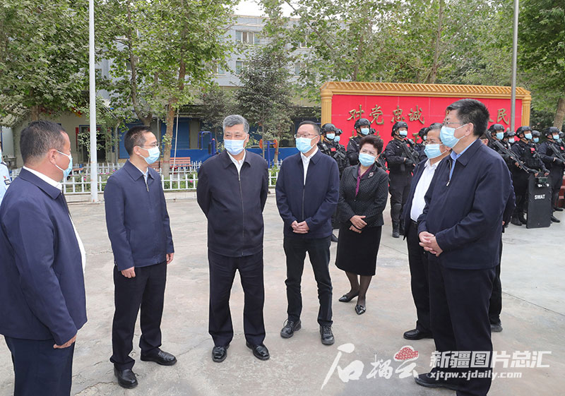 马兴瑞在和田地区调研时强调 坚持底线思维 做到“两个统筹” 为党的二十大胜利召开营造良好环境