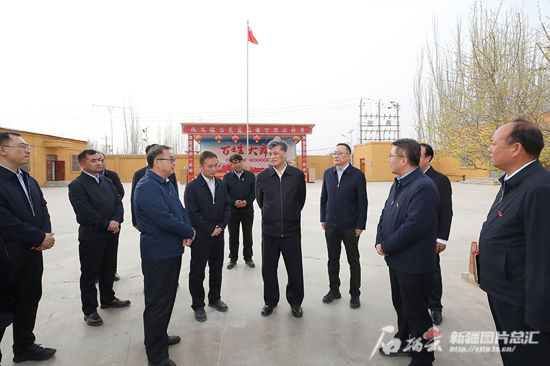 马兴瑞在和田地区调研 马兴瑞在和田地区调研