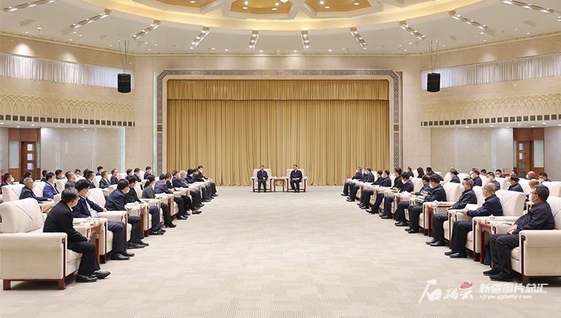 马兴瑞艾尔肯·吐尼亚孜会见农业农村部国家乡村振兴局有关领导院士专家和部分疆内外农业企业家 马兴瑞艾尔肯·吐尼亚孜会见农业农村部国家乡村振兴局有关领导院士专家和部分疆内外农业企业家