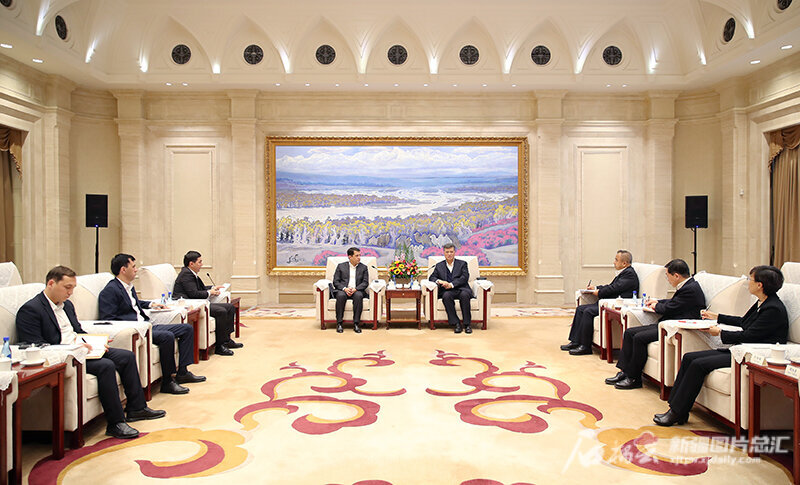 马兴瑞艾尔肯·吐尼亚孜会见乌兹别克斯坦驻华大使阿尔济耶夫一行 马兴瑞艾尔肯·吐尼亚孜会见乌兹别克斯坦驻华大使阿尔济耶夫一行