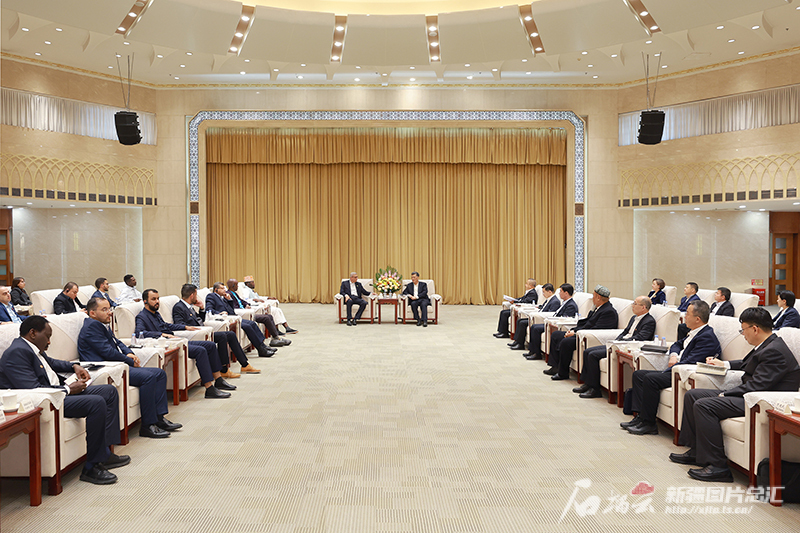 马兴瑞艾尔肯·吐尼亚孜会见非洲阿拉伯国家青年政治家考察团 马兴瑞艾尔肯·吐尼亚孜会见非洲阿拉伯国家青年政治家考察团