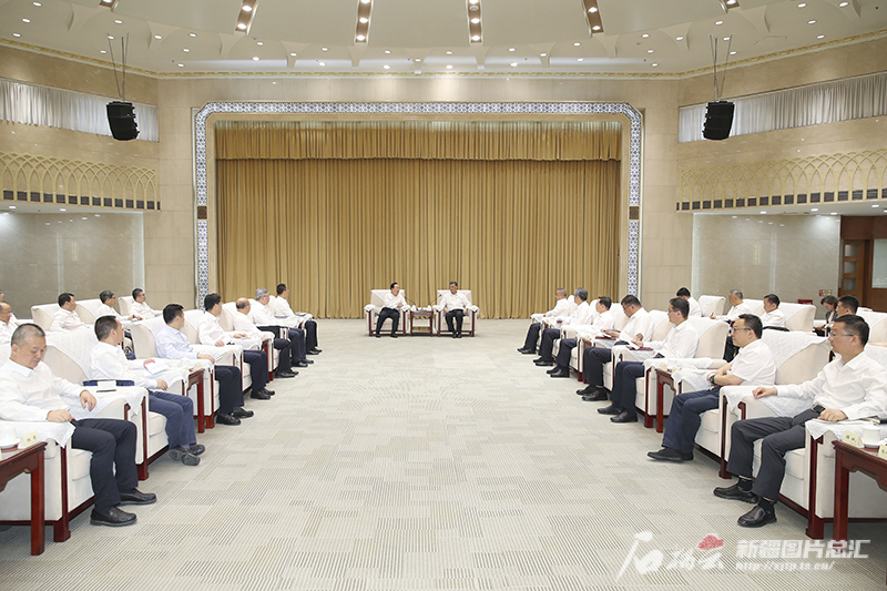浙江省代表团来疆考察对接对口支援工作 浙江省代表团来疆考察对接对口支援工作